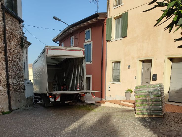 Pellet in consegna